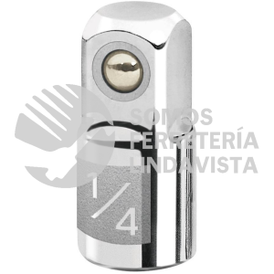 13417 A-5256 ADAPTADOR PARA MATRACA DE CUADRO 1/4" A CUADRO 3/8" TRUPER
