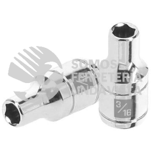 13154 D-1406 DADO DE 3/16" 6 PUNTAS CUADRO 1/4" TRUPER