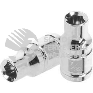 13155 D-1407 DADO DE 7/32" 6 PUNTAS CUADRO 1/4" TRUPER