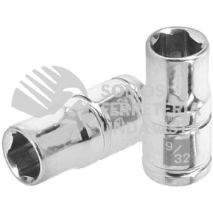 13157 D-1409 DADO DE 9/32" 6 PUNTAS CUADRO 1/4" TRUPER