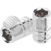 13160 D-1412 DADO DE 3/8" 6 PUNTAS CUADRO 1/4" TRUPER