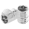 13162 D-1416 DADO DE 1/2" 6 PUNTAS CUADRO 1/4" TRUPER