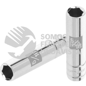 13184 D-1410-L DADO LARGO DE 5/16" 6 PUNTAS CUADRO 1/4" TRUPER