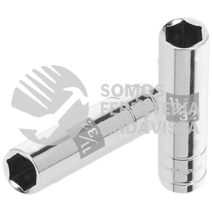 13185 D-1411-L DADO LARGO DE 11/32" 6 PUNTAS CUADRO 1/4" TRUPER