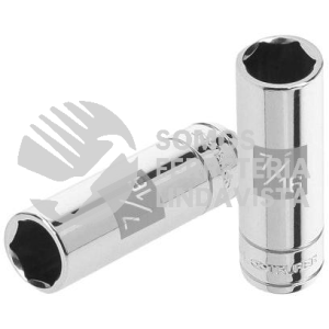 13187 D-1414-L DADO LARGO DE 7/16" 6 PUNTAS CUADRO 1/4" TRUPER