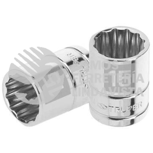 13635 D-3815-M DADO DE 15 MM 12 PUNTAS CUADRO 3/8" TRUPER