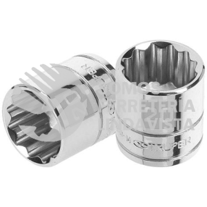 13640 D-3820-M DADO DE 20 MM 12 PUNTAS CUADRO 3/8" TRUPER