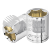 13683 D-3819-HM DADO DE 19 MM 6 PUNTAS CUADRO 3/8" TRUPER