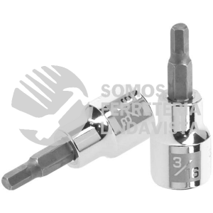 13463 D-4990-3/16 DADO PUNTA HEXAGONAL DE 3/16" CUADRO 3/8" TRUPER