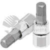 13485 D-4990-4M DADO PUNTA HEXAGONAL DE 4 MM CUADRO 3/8" TRUPER