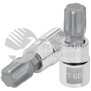 13578 D-523960-W DADO PUNTA TORX T-60 CUADRO 3/8" TRUPER