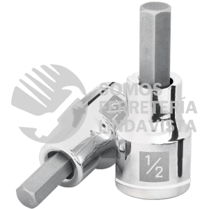 13255 D-1241-1/2 DADO PUNTA HEXAGONAL DE 1/2" CUADRO 1/2" TRUPER