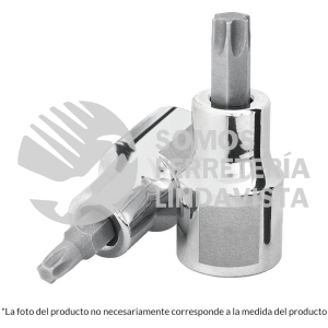 13438 D-543945-W DADO PUNTA TORX T-45 CUADRO 1/2" TRUPER