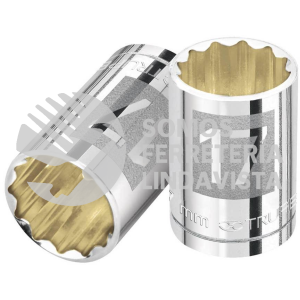 13531 D-1217-EM DADO DE 17 MM 12 PUNTAS CUADRO 1/2" TRUPER