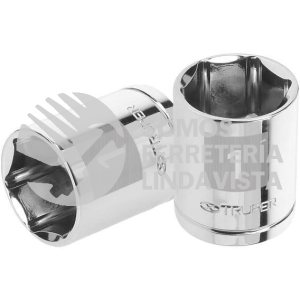 13240 D-1232-H DADO DE 1" 6 PUNTAS CUADRO 1/2" TRUPER