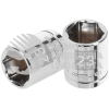 13273 D-1223-M DADO DE 23 MM 6 PUNTAS CUADRO 1/2" TRUPER