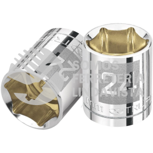 13274 D-1224-M DADO DE 24 MM 6 PUNTAS CUADRO 1/2" TRUPER