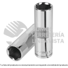 13325 D-1216-HL DADO LARGO DE 1/2" 6 PUNTAS CUADRO 1/2" TRUPER
