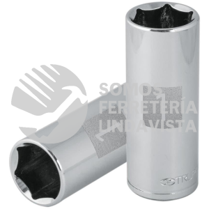 13333 D-1232-HL DADO LARGO DE 1" 6 PUNTAS CUADRO 1/2" TRUPER