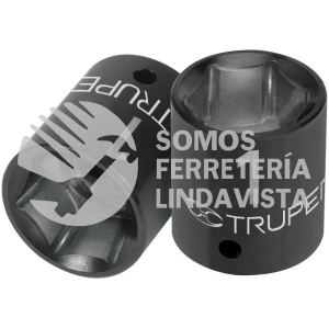 13385 D-7432-H DADO DE IMPACTO DE 1" 6 PUNTAS CUADRO 1/2" TRUPER