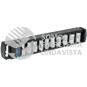 14177 JD-1/2X10M JUEGO DE 10 DADOS CUADRO 1/2" MM TRUPER