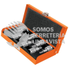 13929 JPH-1/2X7PH JUEGO DE 7 DADOS CUADRO 1/2" PUNTA HEX STD ESTUCHE METALICO TRUPER