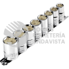 21170 JD-1/2X9SAE-P JUEGO DE 8 DADOS CUADRO 1/2" STD PRETUL