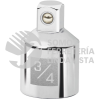 13424 A-5453 ADAPTADOR PARA MATRACA DE CUADRO 3/4" A CUADRO 1/2" TRUPER