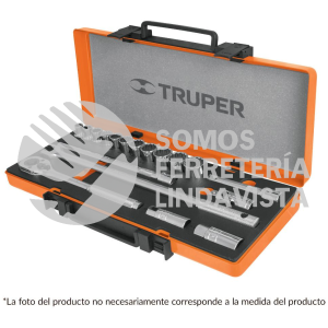 13934 JD-1/2X19P JUEGO DE 18 HERRAMIENTAS CUADRO 1/2" STD PARA MECANICO TRUPER