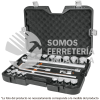 13970 JD-3/4X24P JUEGO DE 23 HERRAMIENTAS CUADRO 3/4" STD PARA MECANICO TRUPER