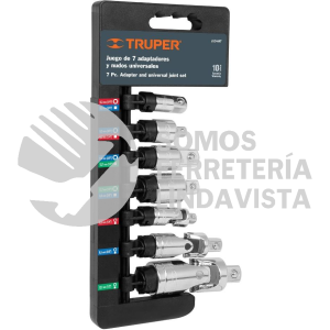 17844 JGO-AN7 JUEGO DE 7 PIEZAS DE ADAPTADORES Y NUDOS UNIVERSALES TRUPER