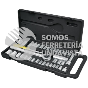 24220 SET-39 JUEGO DE 39 HERRAMIENTAS 1/4" Y 3/8" PARA MECANICO PRETUL