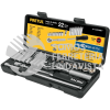23980 JD-1/4X22MM-P JUEGO DE 22 HERRAMIENTAS 1/4" MM PARA MECANICO PRETUL