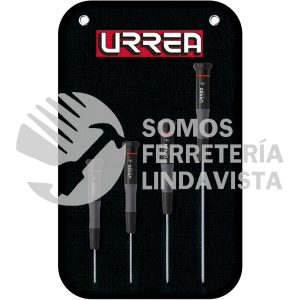 9500BF JUEGO DE DESTORNILLADORES DE PRECISION ESD ANTI-ESTATICOS PUNTA PHILLIPS, 4 PIEZAS URREA