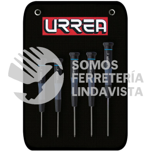 9500BT JUEGO DE DESTORNILLADORES DE PRECISION ESD ANTI-ESTATICOS PUNTA TORX, 5 PIEZAS URREA