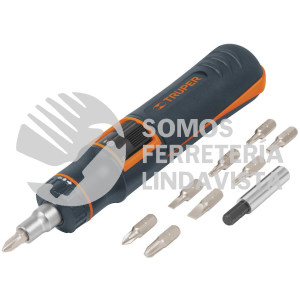 14145 DES-11X DESARMADOR DE CARGA AUTOMATICA CON MATRACA 9 PUNTAS TRUPER