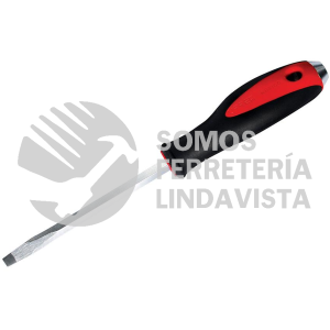 9108G DESTORNILLADOR CON MANGO BIMATERIAL DE GOLPE, PUNTA PLANA 3/8" X 8" URREA