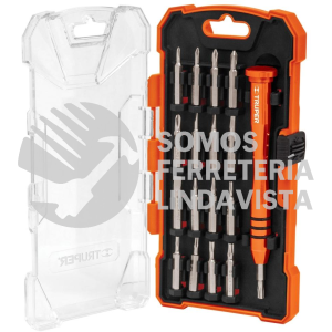 14159 JOY-17 DESARMADOR DE PRECISION CON 16 PUNTAS INTERCAMBIABLES TRUPER