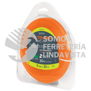 15956 HDU-15-65 HILO PARA DESBROZADORA DUAL EN BLISTER 15 M 0 065" TRUPER