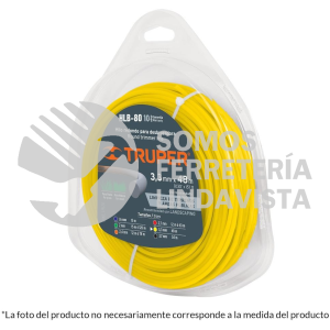 17608 HLB-80 ROLLO DE HILO PARA DESBROZADORA 2 MM X 120 M TRUPER