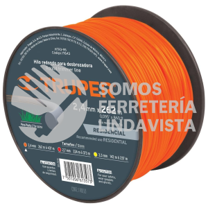 17643 HTR3-95 CARRETE DE HILO PARA DESBROZADORA 2.4 MM X 262 M TRUPER
