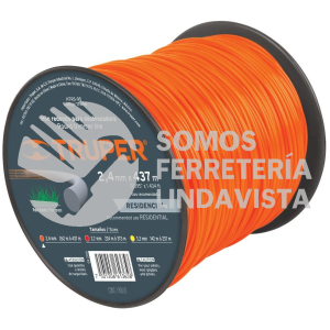 17648 HTR5-95 CARRETE DE HILO PARA DESBROZADORA 2.4 MM X 437 M TRUPER