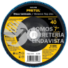 22353 DLP-2730 DISCO 7" LAMINADO GRANO 40 CENTRO 7/8" PRETUL