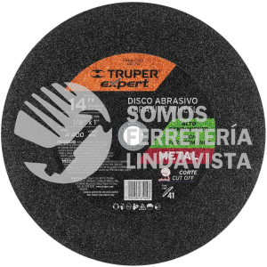 11567 ABT-742 DISCO TIPO 41 DE 14" X 3 MM PARA CORTE DE METAL TRUPER