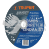 10669 ABT-389 DISCO TIPO 27 DE 7" X 7.2 MM DESBASTE DE ACERO INOXIDABLE TRUPER