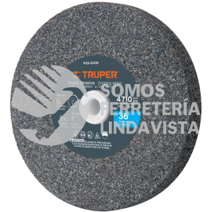 16348 PIES-63436 PIEDRA PARA ESMERIL 6 X 3/4" OXIDO DE ALUMINIO GRANO 36 TRUPER