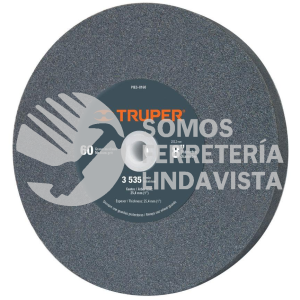 16412 PIES-8160 PIEDRA PARA ESMERIL 8 X 1" OXIDO DE ALUMINIO GRANO 60 TRUPER