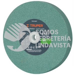 16407 PIES-6160T PIEDRA PARA ESMERIL 6 X 1" CARBURO DE SILICIO GRANO 60 TRUPER