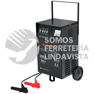 13029 CARBA-200 CARGADOR DE 200 A PARA BATERIAS DE 12 V CON RUEDAS TRUPER