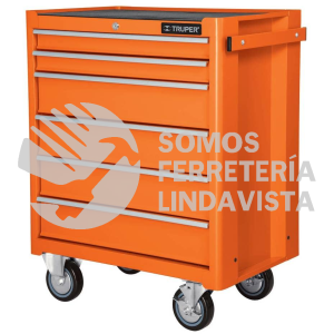 12067 GAMO-6130 GABINETE METALICO MOVIL 6 CAJONES CAPACIDAD 130 KG TRUPER